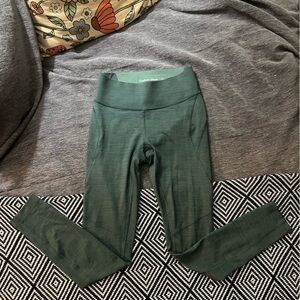 Outdoor Voices Tech Sweat high waist  Green Leggings